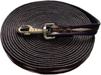 Premium Horse Training Lunge Line with Alloy Trigger Buckle for Accurate Equestrian Training of 26 Foot (8 Meters)
