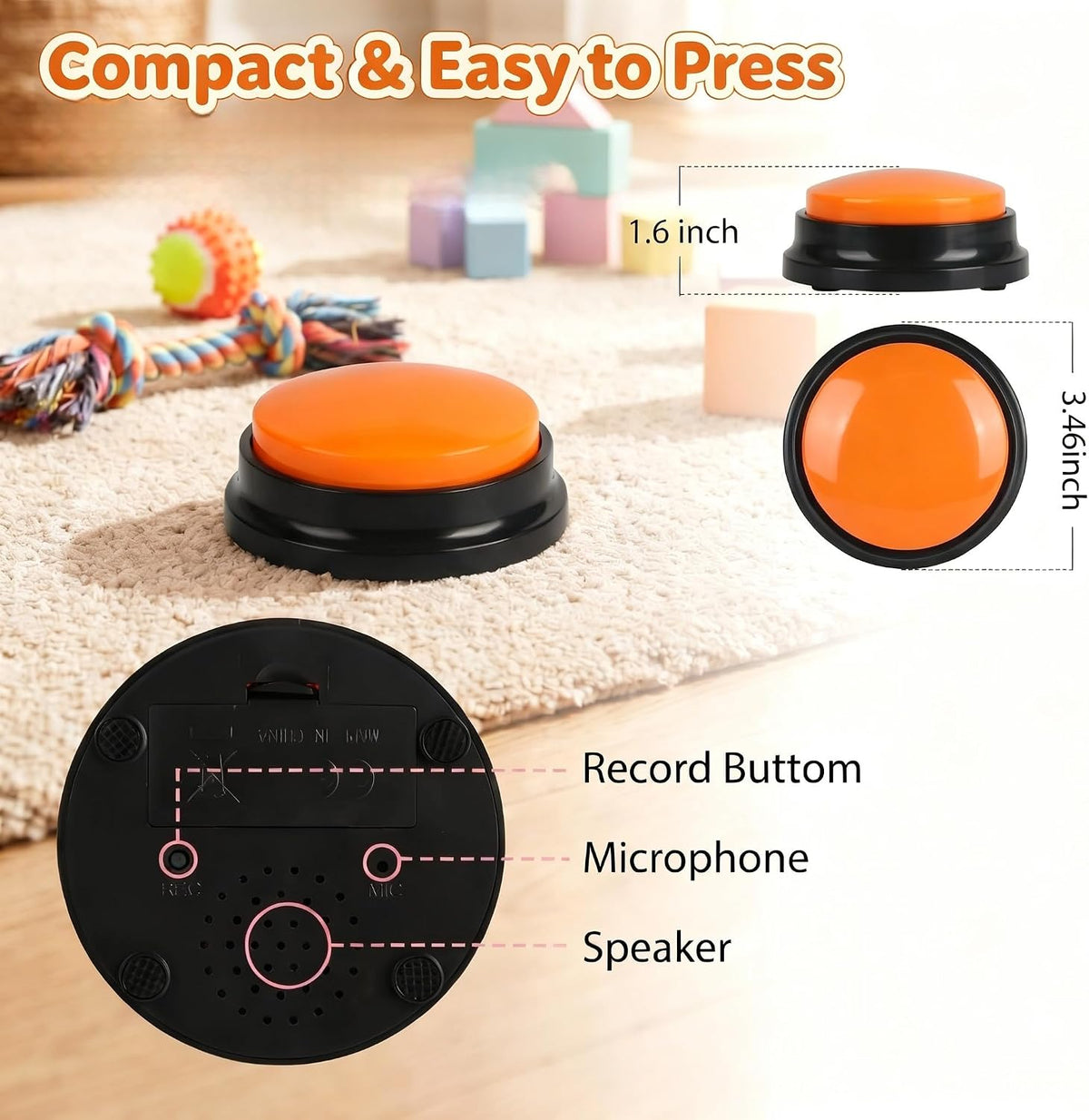 8 Color Voice Recording Button - image 2