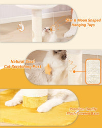 Cat Tree, Cloud Cat Tower with Soft Bed - 28" with Scratching Post - image 3