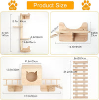 NOVGOBHOT Cat Wall Shelves for Large Cats - 10 PCS - image 3