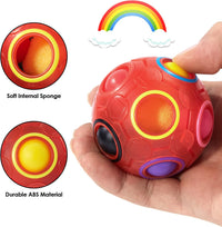 Vdealen Magic Rainbow Puzzle Ball - Red - image 3