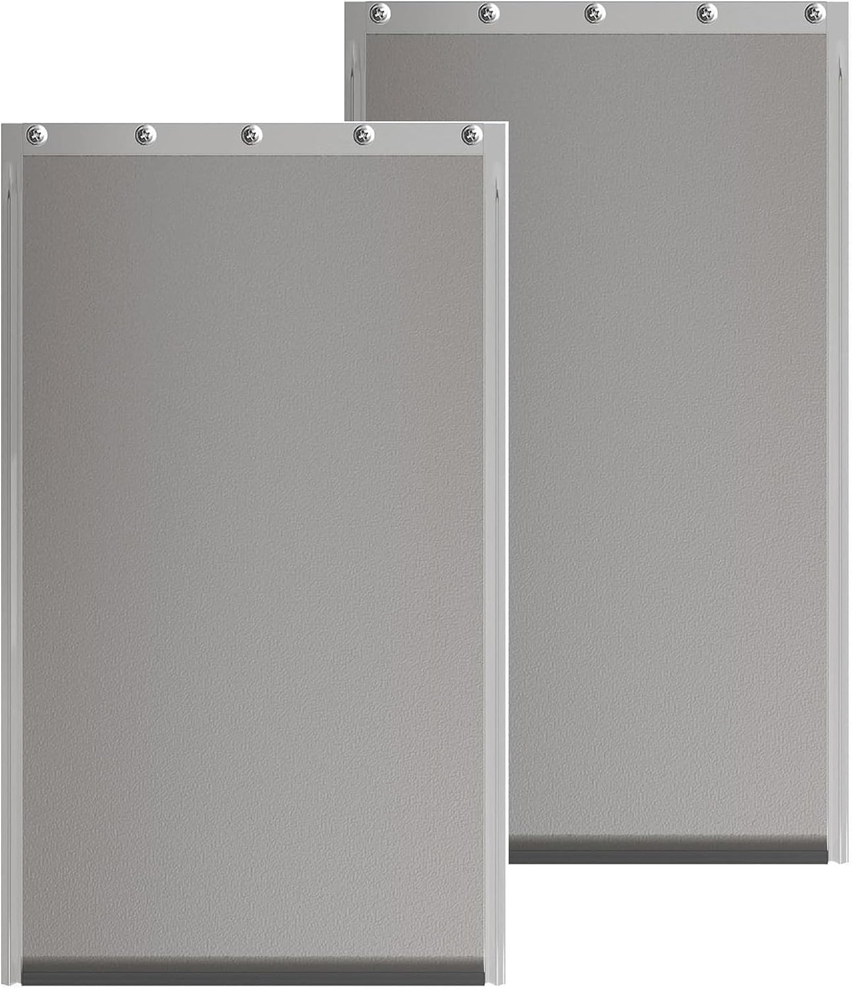 2-Pack Large Dog Door Replacement Flaps with Screws – Essentials for Dogs - 2-flap / Large