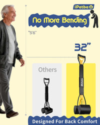 Large Dog Pooper Scooper for Yard, No Bending - image 3