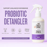 Skout's Honor Pet Detangler Spray - Hydrating & Conditioning with Avocado Oil & Probiotics, 97% Natural, Paraben & Sulfate-Free, softens for a More brushable Coat, Daily Use, 8oz, Lavender