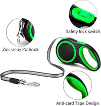 Segarty 26ft Dog Leash Retractable - Green / 26ft(up to 110 lbs) - image 2