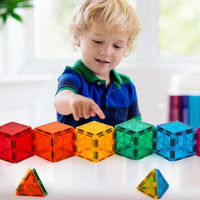 FNJO Magnetic Tiles, 100PCS STEM Building Blocks Toy Set for Kids – Fun for Kids & Family - 52PCS - image 3