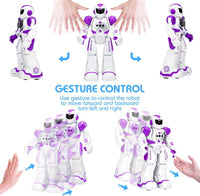 KingsDragon Robots Toy for Kids - Purple - image 4