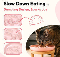 Slow Feeder Bowl for Cats and Small Dogs - Pink / 6.3''W x 5''H - image 4