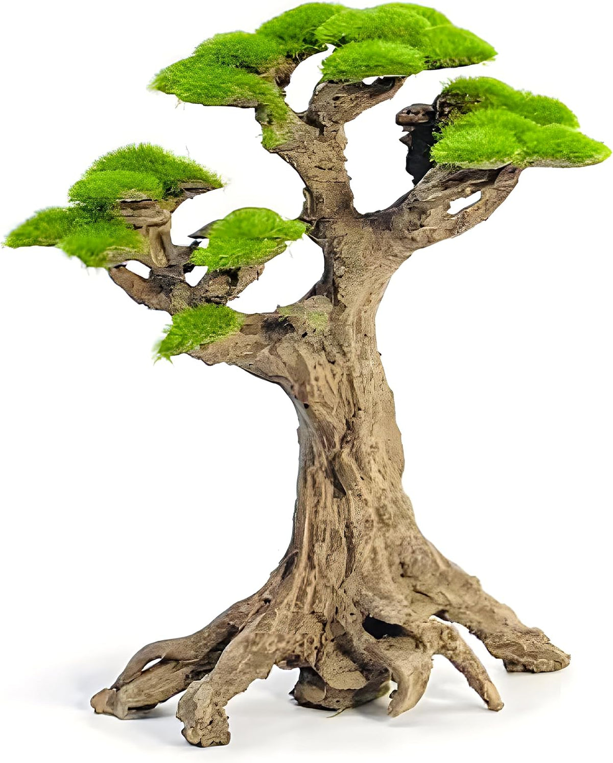 Novelsite Fish Tank Decor, Bonsai Trees with Faux Moss - Tree-little / Tree-Little-s