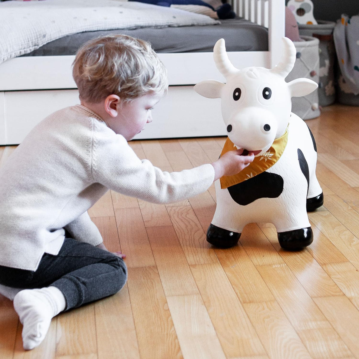 Kindsgut Bouncy Animal Hopper - Cow - image 4