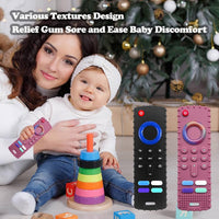 2Pcs Silicone Teething Toys - Black-03 - image 2