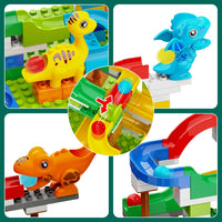 Anpcso 128 piece marble run building blocks set with ring toss rings - view 11