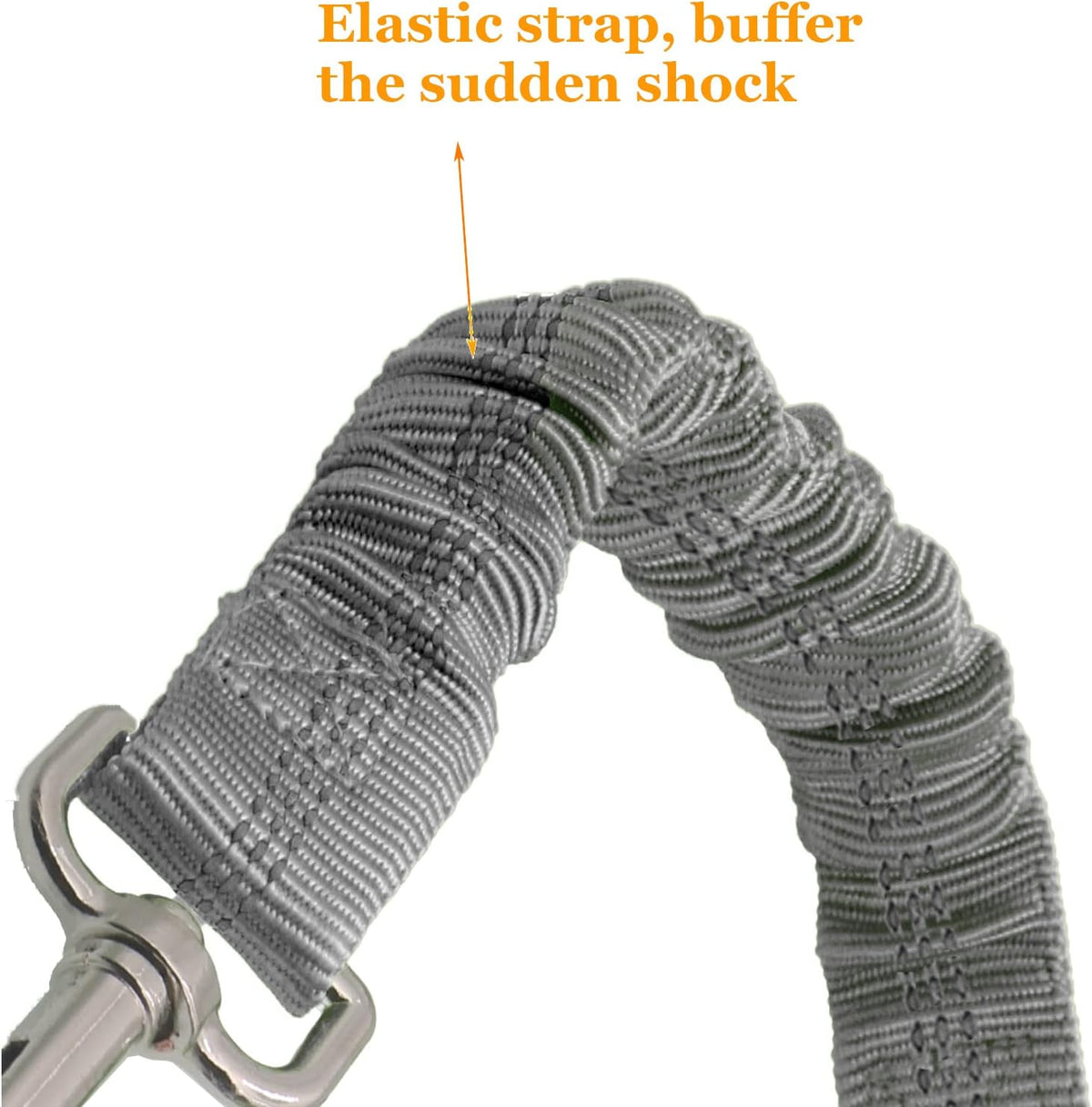 2 Dog Car Harness Seatbelt Seat Belt Leash Travel Accessories Bungee - Grey / 2 Packs - image 3