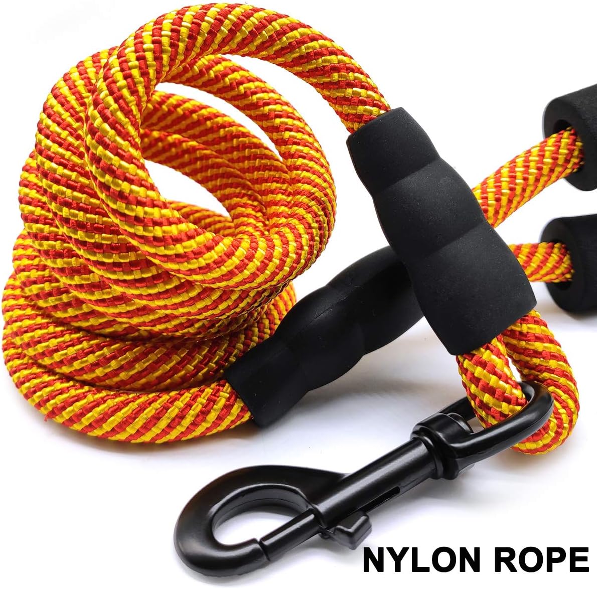 MayPaw Rope Dog Leash, Thick Leash for Medium Large Dogs - orange / 1/2" * 10' - image 4