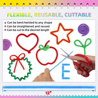 Pipe Cleaners Chenille Stems 1050 Pieces 30 Assorted Colors for Craft - 30 colors / 360pcs - image 4