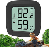Reptile Thermometer and Hygrometer - KD30M-Black / 1Pack