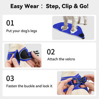 Joytale Step-in Dog Harness, Soft Breathable Mesh, Black S – Essentials for Dogs - XXS--Chest: 12-13.5'' / NavyBlue - image 3
