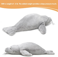CSVBTRF Weighted Stuffed Animals - Grey Seal - image 3