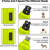 Casfuy Dog Nail Grinder Upgraded - Green - image 4