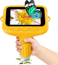 SKYBASIC Digital Microscope for Kids - 3"-Yellow