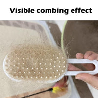 Cat Steam Brush for Shedding, Steam Brushes for Indoor Cats, 4 In 1 Rechargeable Cat Grooming Brush,Anti-Static, Massage, Cleaning, Shedding & Combing