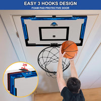 HYES over the door basketball hoop with 24x16 inch backboard and break-away rim - view 8