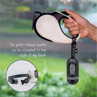 SVD.PET Dog Poop Bag Dispenser, Waste Bag Retractable, Black – Essentials for Dogs - 1-Pack -Black - image 3