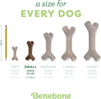 Benebone Fishbone Durable Dog Chew Toy for Aggressive Chewers - REAL Bacon / Stick / Small - image 4