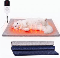 Dog Heating Pad Outdoor, 28*18in with Adjustable 9 Temp Setting & Timer – Essentials for Dogs - 18"*18"