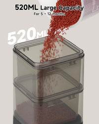 fishkeeper Automatic Fish Feeder for Aquarium, 8H/10H/24H Timer - 520ML - image 2