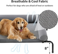 RRPETHOME Elevated Cooling Dog Cot 43x31" - Grey / 43.0"L x 31.0"W x 8.0"Th - image 3