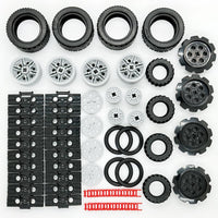 Miutrue technical parts kit with assorted building block gears and wheels - view 3