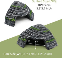 Gecko Hide Shale Scape Step Ledge - Small-4.7 * 4.5 * 2.6 - image 3