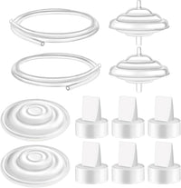 Maymom Breast Pump Replacement Parts Compatible with Spectra S1 - 6 Valve 2 Membrane Tube Bfp