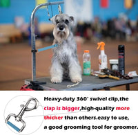 Pet Dog Grooming Arm Accessories - Black & Sky Blue - image 4