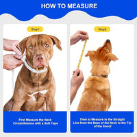 Lainergie Adjustable Soft Dog Cone Collar for After Surgery Recovery, Comfortable Pet Recovery Protective Collar for Medium Large Dogs, Elizabethan Dog Neck Collar (XXL, Black)