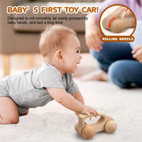 TOY Life Wooden Toys Cars, Montessori Baby Toys 6-12 Months - Truck Set - image 4