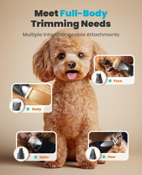 oneisall Professional 4-in-1 Dog Grooming Kit with LED Light – Essentials for Dogs - image 2