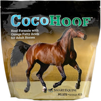 Uckele by SmartEquine CocoHoof | Hoof Supplements for Horses | Biotin for Horses Hooves | Horse Vitamins and Minerals Supplement | Provides Amino Acids, Fatty Acids and Vitamins | 4 lb Bag