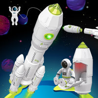 MOBIUS Toys space playset with multi-stage rocket, detachable shuttle and astronaut figures - view 2