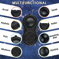 Original Fidget Toy Game, Rubberized Classical Controller – Fun for Kids & Family - 1 / Black Style - image 4