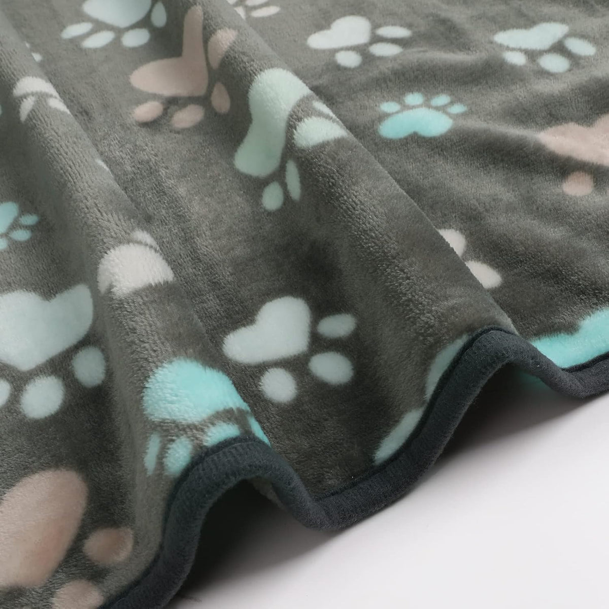 Luciphia Dog Blanket 3 Pack - 23x16 inch (Pack of 3) / Grey Paw2 - image 3