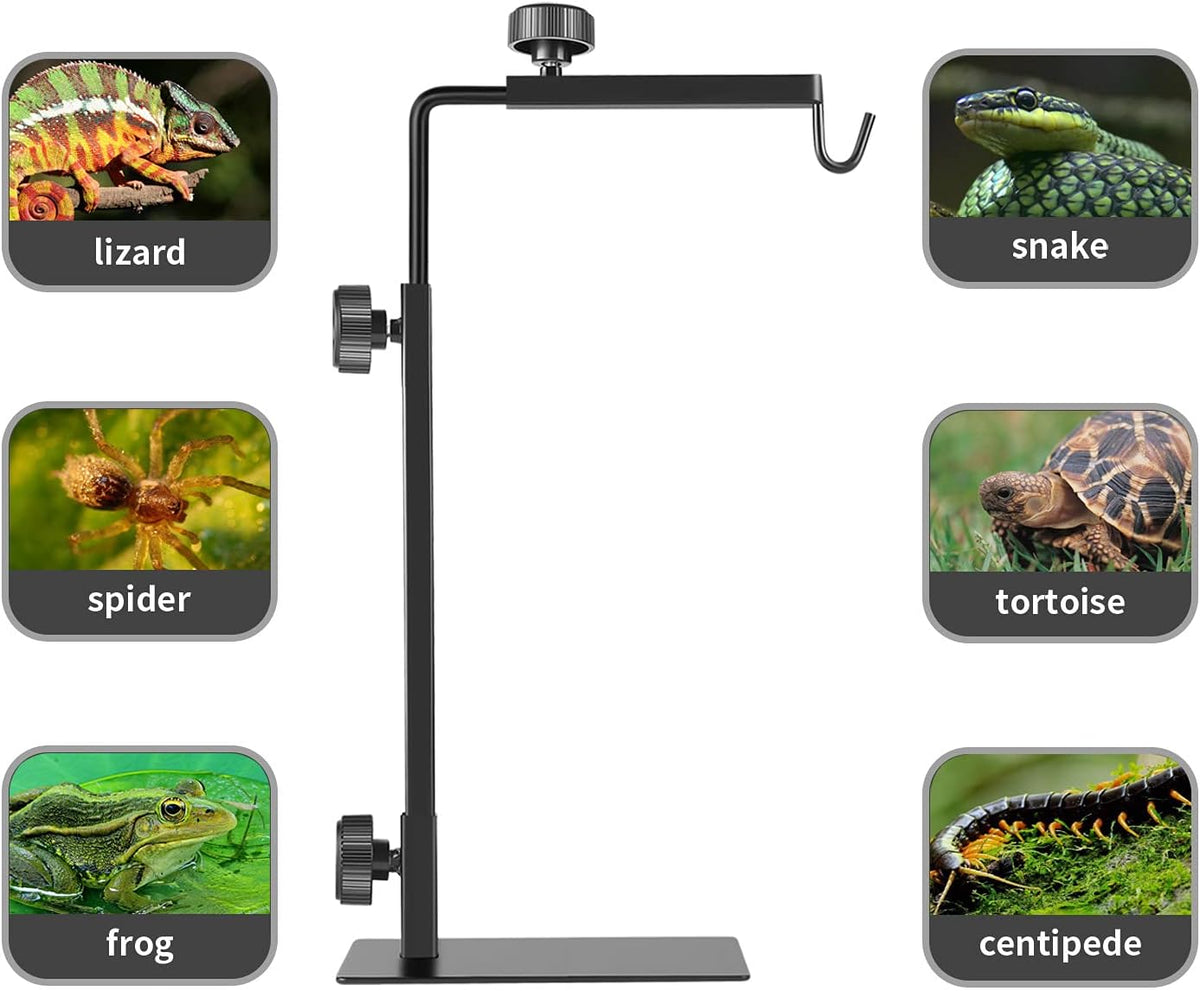 Reptile Heat Lamp Stand, Adjustable 16"- 31" H - Large (Pack of 1) - image 2