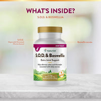 NaturVet S.O.D. & Boswellia Extra Joint Support Dog Supplement – Dog Hip Supplement – Helps Alleviate Aches, Pain – for Dog Flexibility, Healthy Joint Function – 150 Ct. Chewable Tablets