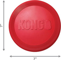KONG Flyer, Natural Rubber Flying Disc Fetch Toy - Small (Pack of 2) - image 3
