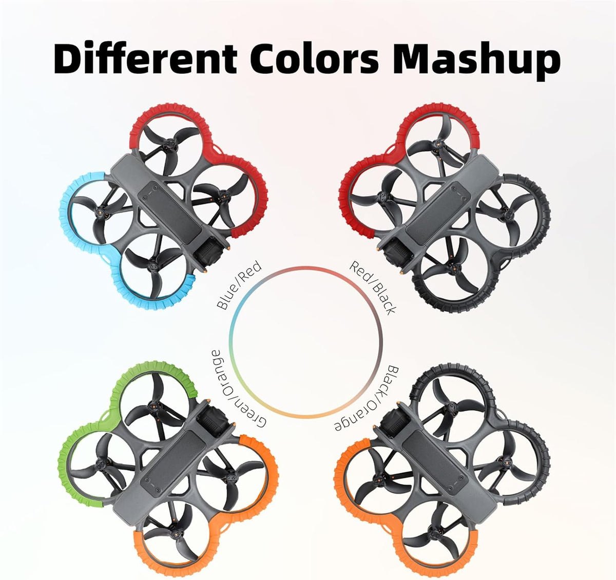FSIDIWT silicone propeller guard bumper ring for DJI Avata 2 drone - view 10