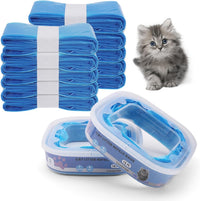10 Pack Cat Litter Refill Bags Compatible with Your Litter Refill - Blue