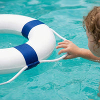CtopoGo 20 inch foam throw ring buoy life preserver with cloth cover - view 8