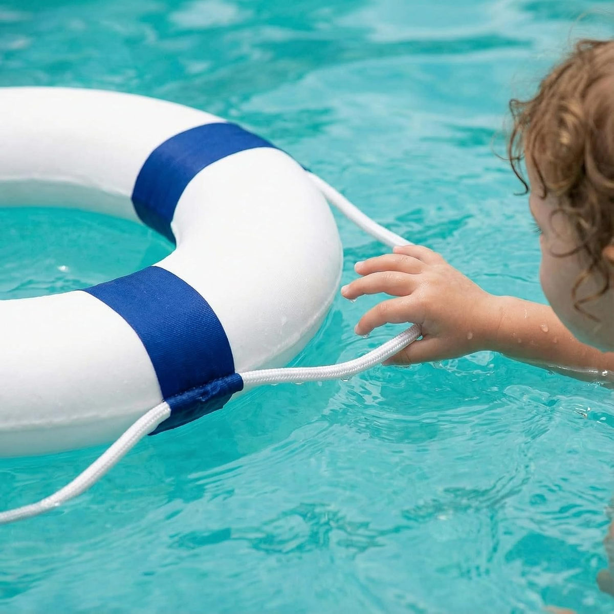 CtopoGo 20 inch foam throw ring buoy life preserver with cloth cover - view 8