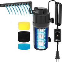 AquaMiracle Aquarium Filter for Green Water, U - For 10-40 Gallon Tank